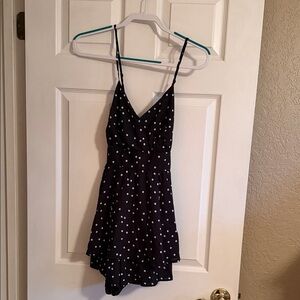 Altar'd State Black Polka Dot Romper